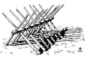 Cheval de Frise by Brockprint